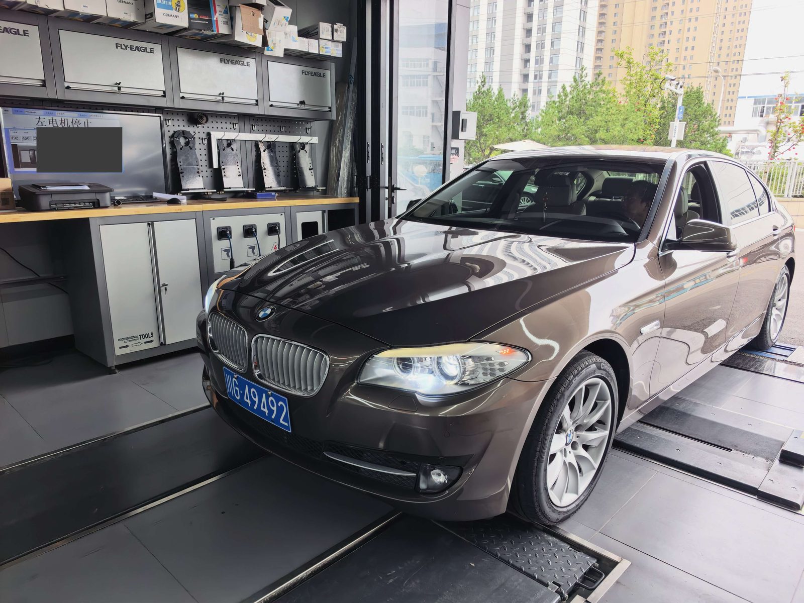 宝马5系完工车辆状态